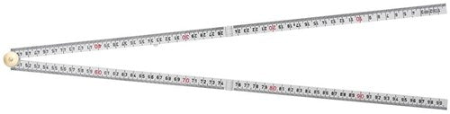 Solo tim. Metro plegable plástico 1mtr 4 partes blanco, blanco, CE clase 3 hk1 4w12 - 53035401 - 53035401