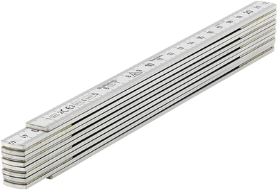 Sola metro plegable plegable aluminio 2 metros 10 miembros ha2 10 - 53050101