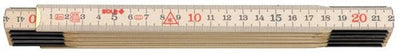 Sola vouwduimstok hout 2mtr 10-ledig h2 10, naturel, eg-klasse 3 h2 10 sb (h59-2-10) - 53010201 - 53010201