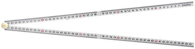 Sola plegable metro plegable plástico 2mtr 10 miembros blanco, blanco, EG-clase 3 hk2 10w sb - 53030201 - 53030201