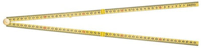 Sola pieghevole pieghevole righello pieghevole plastica 2mtr 10 parti giallo, giallo, classe EG 3 hk2 10g sb (g59-2-10) - 53030101 - 53030101