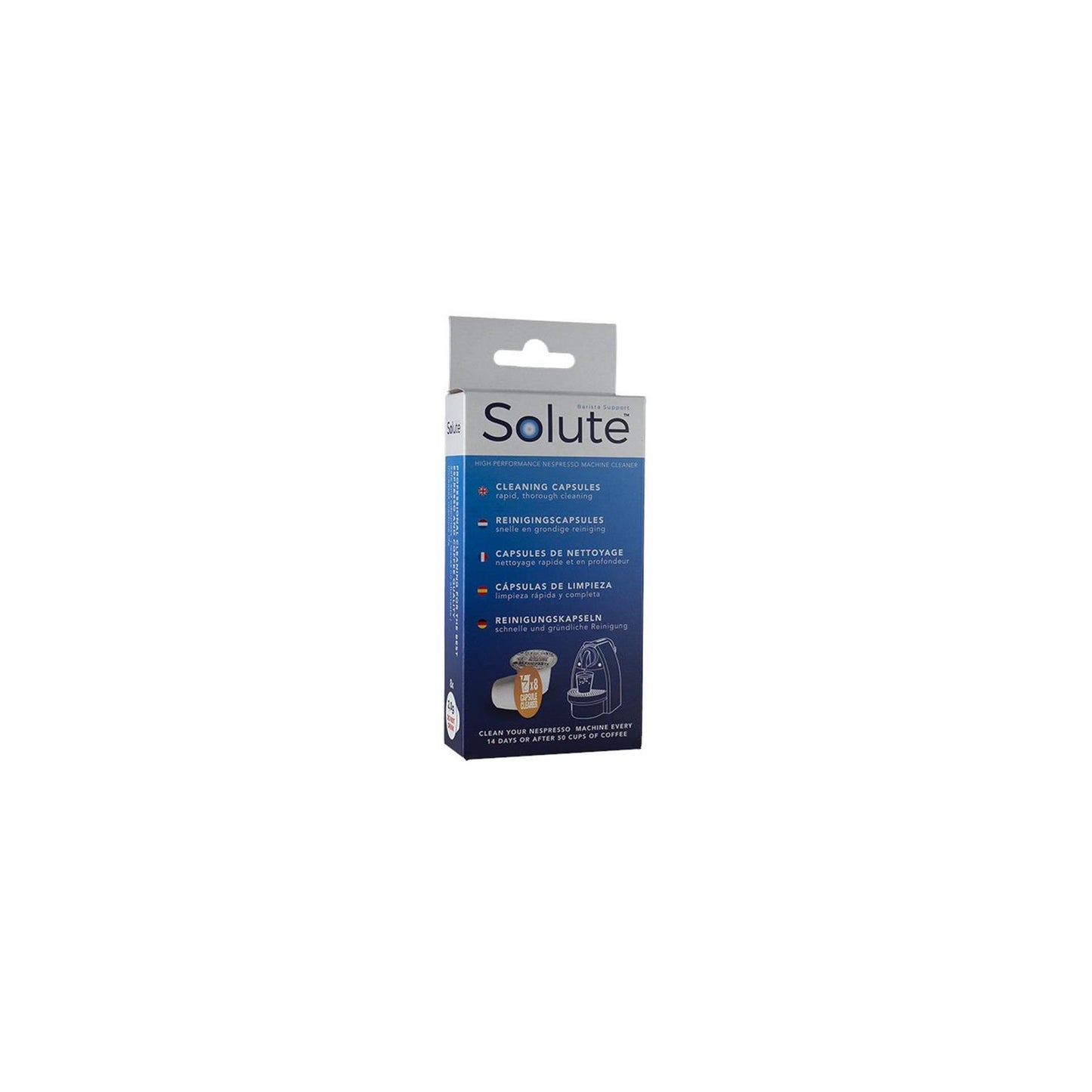 Capsule detergenti soluto nespresso 2 grammi 8 pz
