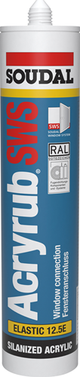 Soudal acryrub sws | acrylaatkit | 310 ml | wit - 124483