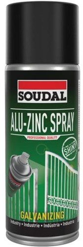 Soudal aluminio zinc spray acrílico | 400ml - 154608