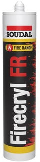 Soudal firecryl fr | sigillante acrilico resistente al fuoco | grigio | 310ml-107433