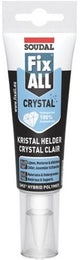 Soudal fix - all crystal | lijm- en voegkit | transparant | 125 ml - 131093