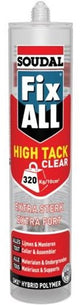 Soudal fix - all high-tack clear | lijmkit | transparant | 290 ml - 130276