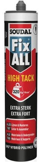 Soudal fix - all high-tack | lijmkit | zwart | 290 ml - 153986