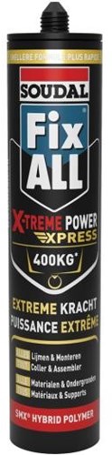 Soudal fix -all x-treme power x-press | montagelijm | wit | 280 ml - 154347