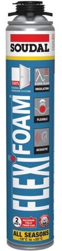 Soudal flexifoam gun | elastisch pu schuim | blauw | 750 ml - 117472