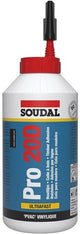 Cola para madera soudal (súper rápida) pro20d, botella 750gr. - 108767