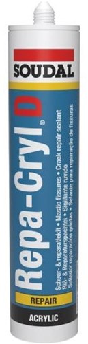 Soudal repacryl |sellador acrílico | blanco | 310ml - 106184