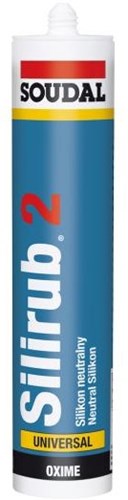 Soudal silirub 2 | siliconenkit | basalt grijs ral 7012 | 300 ml - 100868
