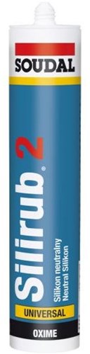 Soudal silirub 2 | sigillante siliconico | grigio cemento | 300ml-120489