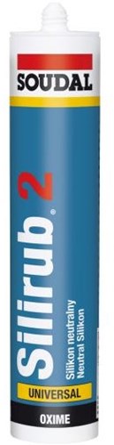 Soudal silirub 2 | sigillante siliconico | grigio | 300 ml - 102422
