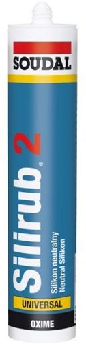 Soudal silirub 2 | sigillante siliconico | nero | 300ml-102393