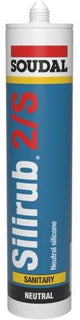 Soudal silirub 2s | kit idraulico | grigio chiaro ral 7038 (manh) | 300ml-102307