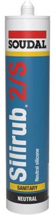 Soudal silirub 2s | kit idraulico | grigio trasparente | 300 ml - 105758
