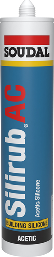 Soudal silirub ac | sellador de juntas de silicona | 310ml | blanco - 101446
