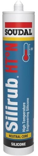 Soudal silirub ht° - n | nero | 300ml-108266