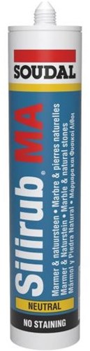 Soudal silirub ma | siliconenkit | transparant | 300 ml - 106120