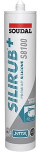 Soudal silirub+ s8100 neutraal | sanitairkit | basalt | 300 ml - 135728