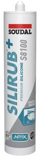 Soudal silirub+ s8100 neutraal | sanitairkit | oud wit | 300 ml - 137421