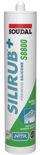 Soudal silirub+ s8800 | natuursteen | siliconenkit | antraciet | 300 ml - 120987
