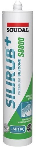 Soudal silirub+ s8800 | pietra naturale | sigillante siliconico | trasparente | 300ml-120993