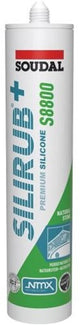 Soudal silirub+ s8800 | natuursteen | siliconenkit | transparant | 300 ml - 120993