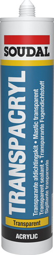 Sigillante acrilico per giunti transpacryl Soudal | 310 ml - 102901