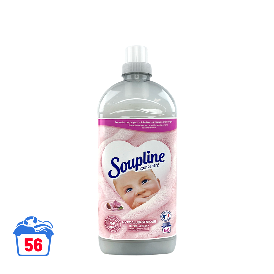 Soupline ammorbidente ipoallergenico al latte di mandorla 1300ml
