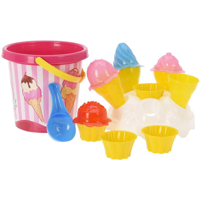 Secchiello da spiaggia con gelati 17 cm