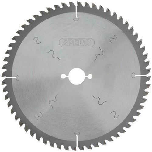 Spero spa-160-60-20 | lama in alluminio hpl e trespa - tct | 160 mm | 60 denti | foro asse 20mm