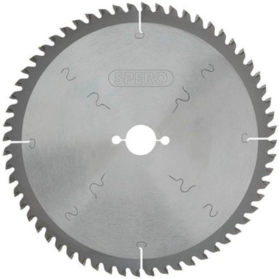 Spero spa-160-60-20 | lama in alluminio hpl e trespa - tct | 160 mm | 60 denti | foro asse 20mm