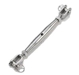Tenditore 2x forcella m10 in acciaio inox