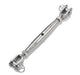 Tenditore 2x forcella m8 in acciaio inox
