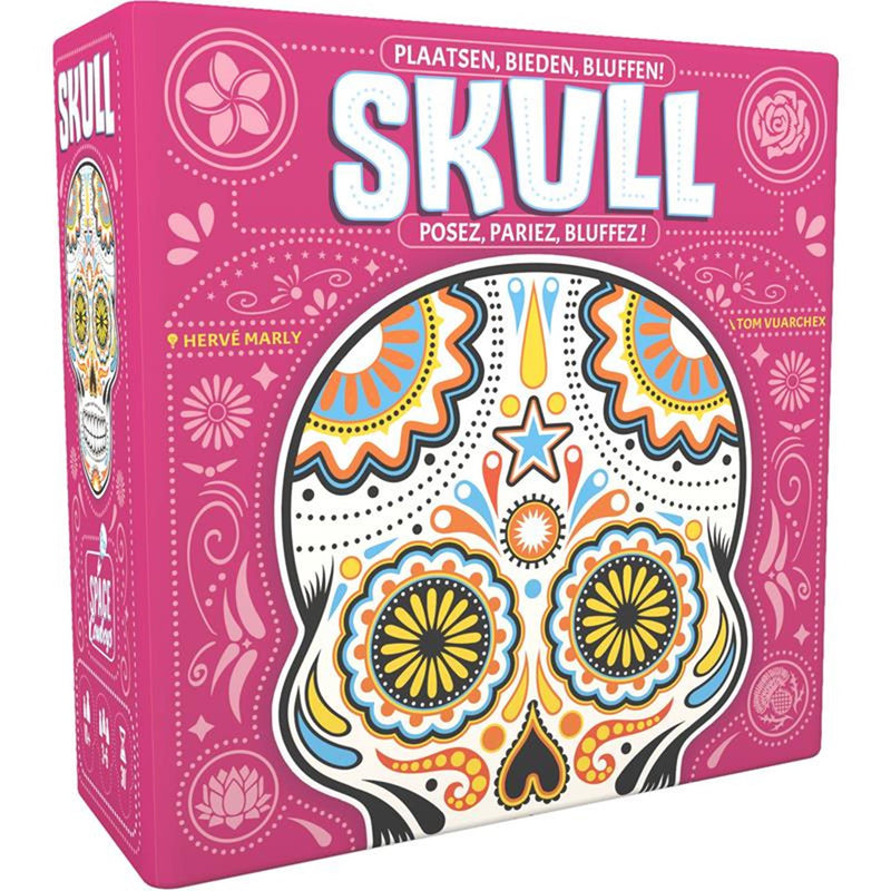 Juego de cartas con calaveras de vaqueros espaciales.
