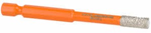 Punta per piastrelle Spero xtreme 6mm x 40mm con cera - dry - esagonale - 06-hex-tdn