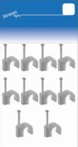 Clip per unghie 8-10 mm grigia per xmvk jsl 10 pezzi - 6613270
