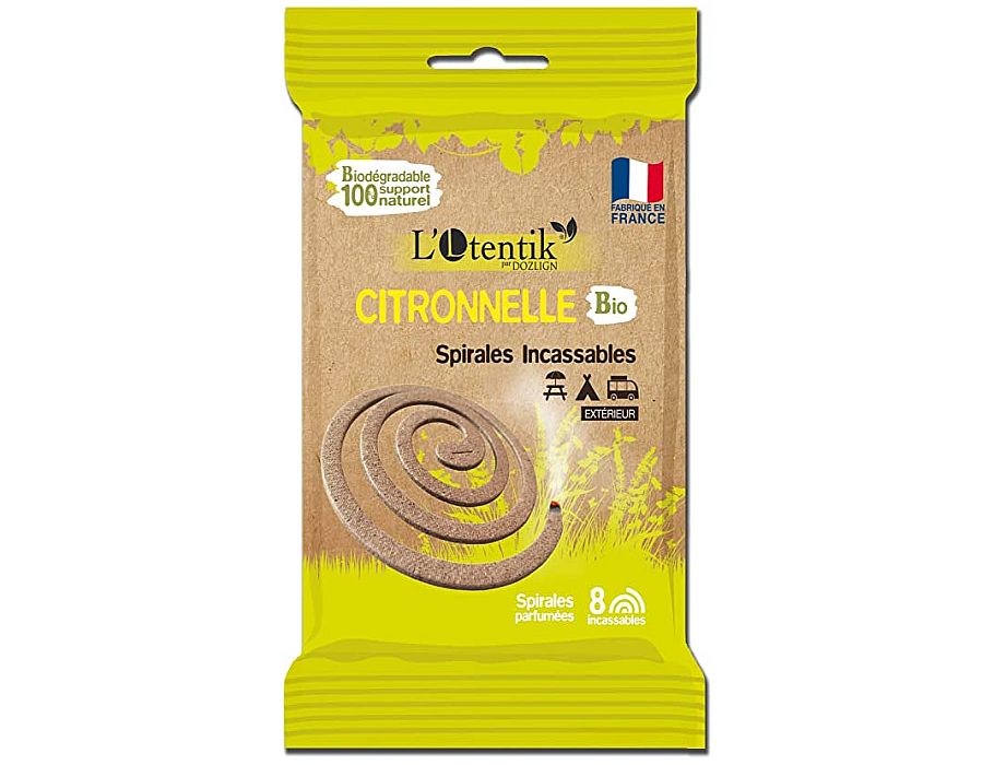 L`otentik anti taza citronela espiral. 8 espiral en 1 bolsa
