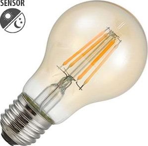 Spl led gls e27 4-40w 2500k filamento dorado sensor - led7350