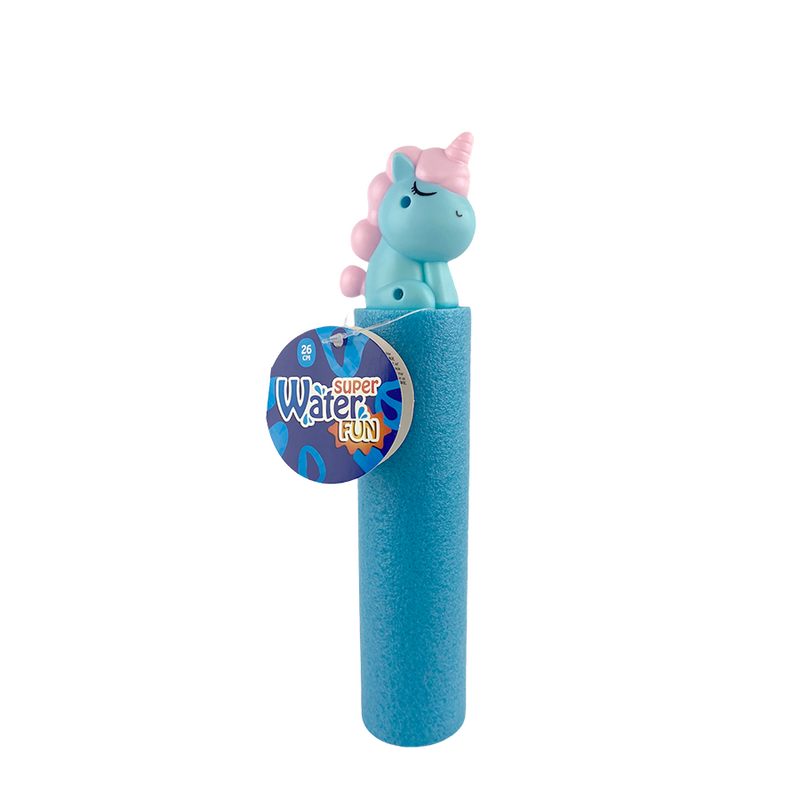 Spruzzatore Splash unicorno blu 26 cm