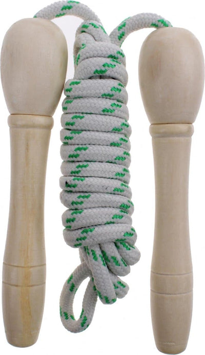 Jonotoys Jump Rope con bobine di legno, lunghezza 210 cm