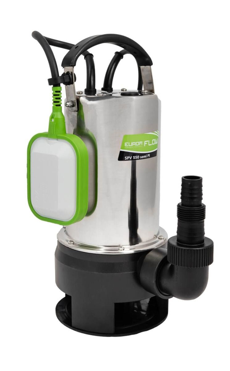 Bomba sumergible eurom spv550 semi pi prof - 260878