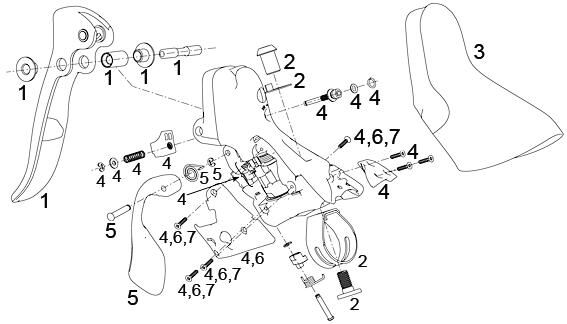 Sram Disc Brake Apex dejó al p.