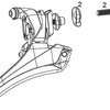 Sram Fr.derail. Force 22 2-SP Bot.pull Braze-on