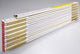 Metro pieghevole Stabila, 617 11 legno bianco giallo 3m - 01231