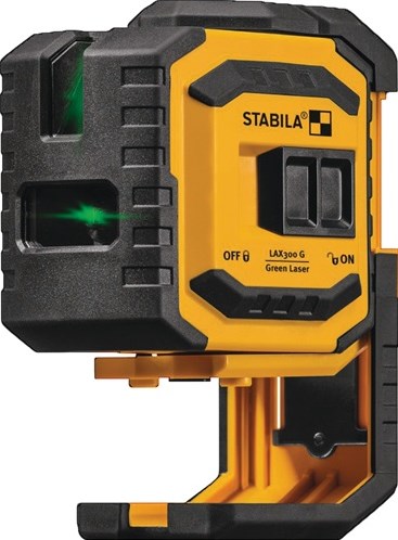 Stabila lax 300g láser de línea cruzada verde | 30m | ± 0,3 mm·m | 1 pieza - 19033 - 19033