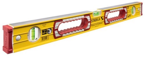 Stabila waterpas, 196-2 + handgrepen 2v1h 180cm - 15237